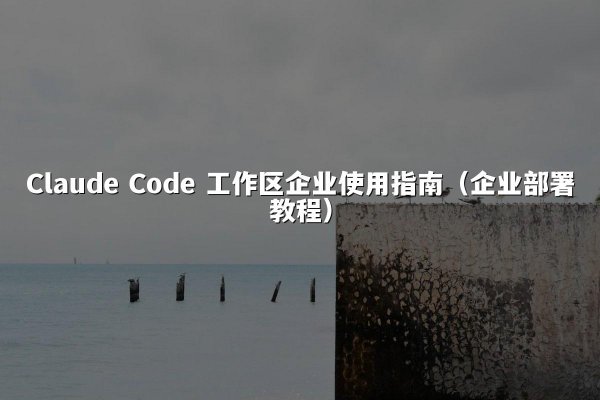 Claude Code 工作区企业使用指南（企业部署教程）