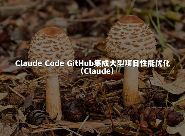 Claude Code GitHub集成大型项目性能优化（Claude）