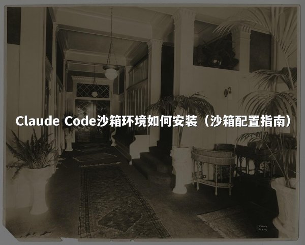 Claude Code沙箱环境如何安装（沙箱配置指南）