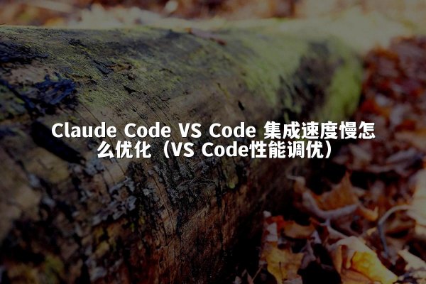 Claude Code VS Code 集成速度慢怎么优化（VS Code性能调优）