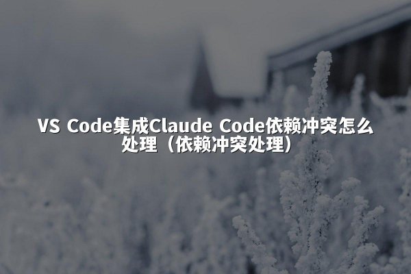 VS Code集成开元棋牌平台 Code依赖冲突怎么处理（依赖冲突处理）