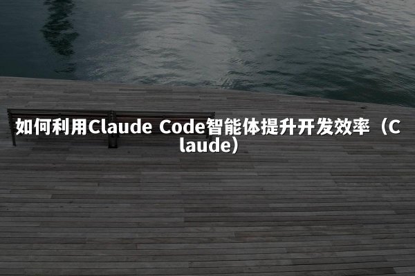 如何利用Claude Code智能体提升开发效率（Claude）