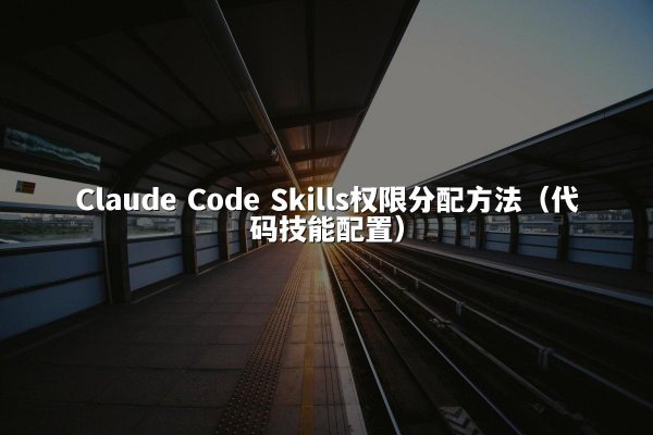 Claude Code Skills权限分配方法（代码技能配置）