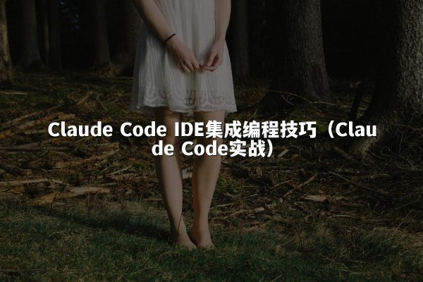 Claude Code IDE集成编程技巧（Claude Code实战）