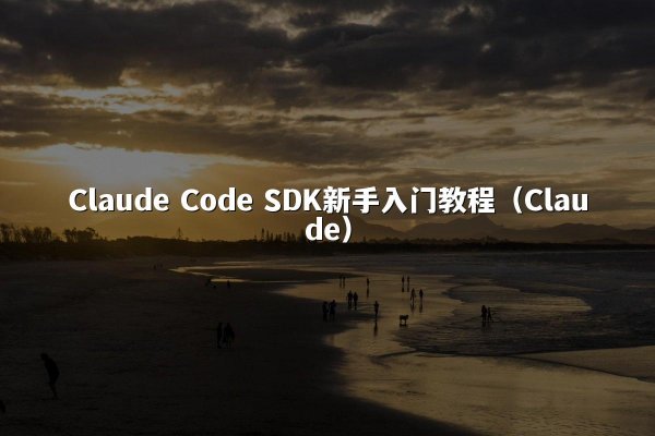Claude Code SDK新手入门教程（Claude）