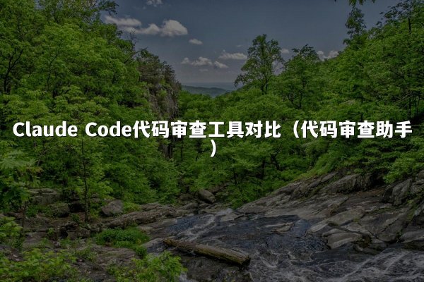 Claude Code代码审查工具对比（代码审查助手）