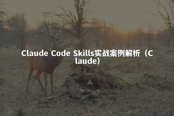 Claude Code Skills实战案例解析（Claude）