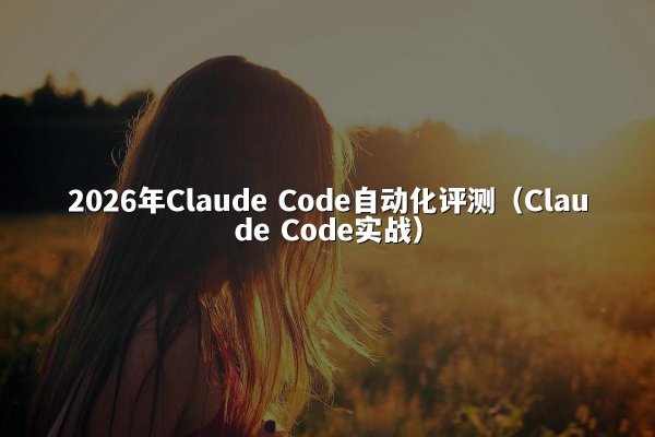2026年Claude Code自动化评测（Claude Code实战）