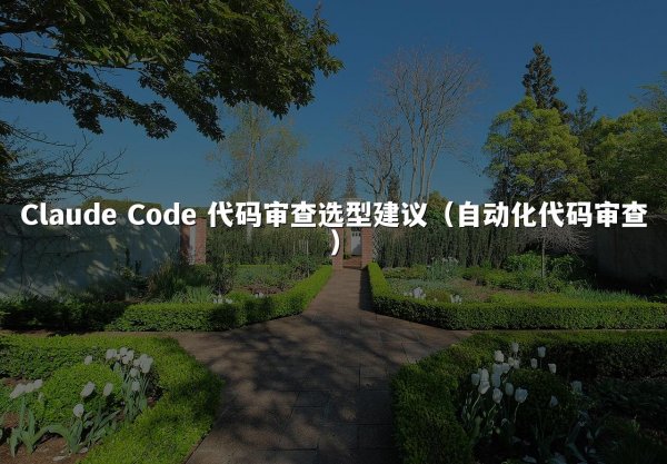 Claude Code 代码审查选型建议（自动化代码审查）