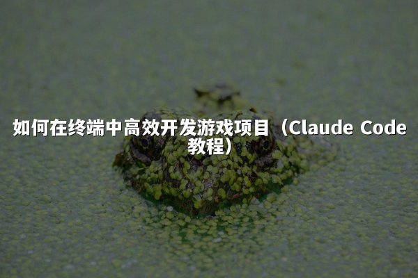 如何在终端中高效开发游戏项目（开元棋牌平台 Code教程）