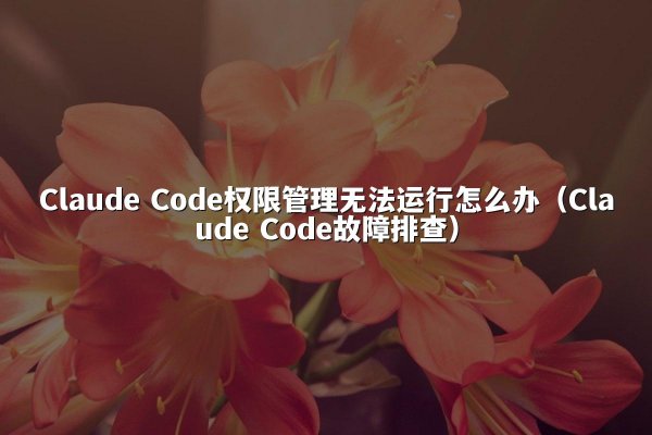 开元棋牌 Code权限管理无法运行怎么办（开元棋牌 Code故障排查）
