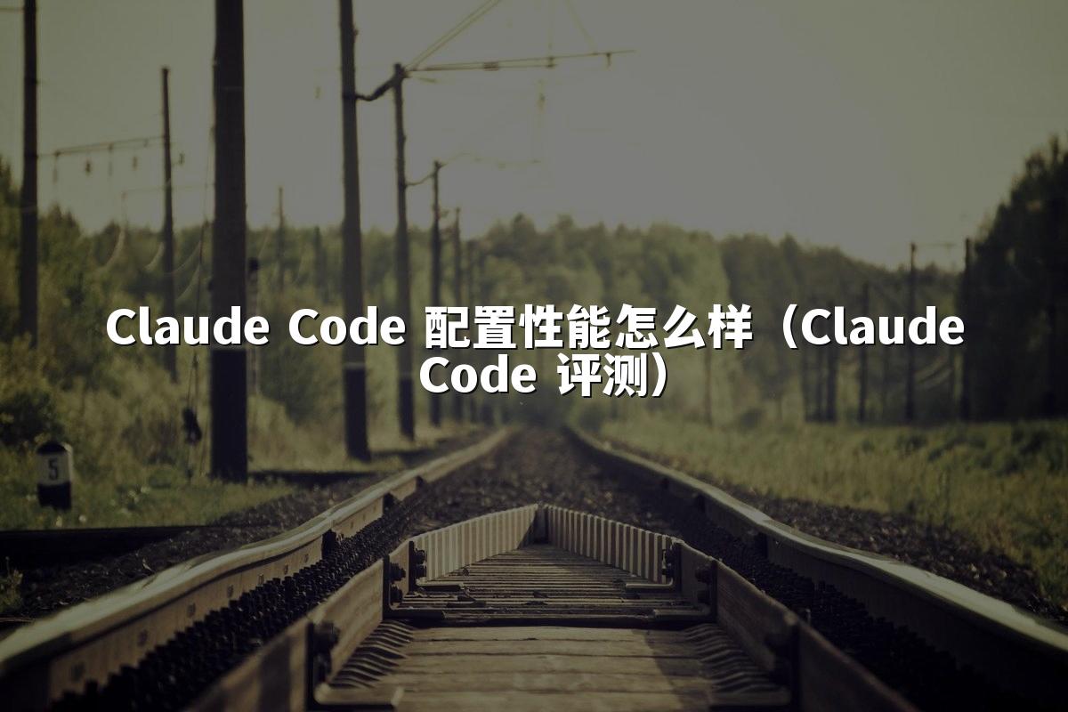 Claude Code 配置性能怎么样(Claude Code 评测)