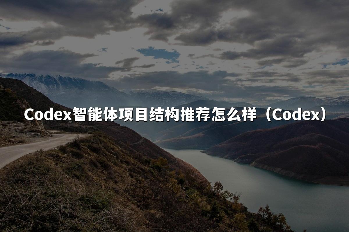 Codex智能体项目结构推荐怎么样(Codex)