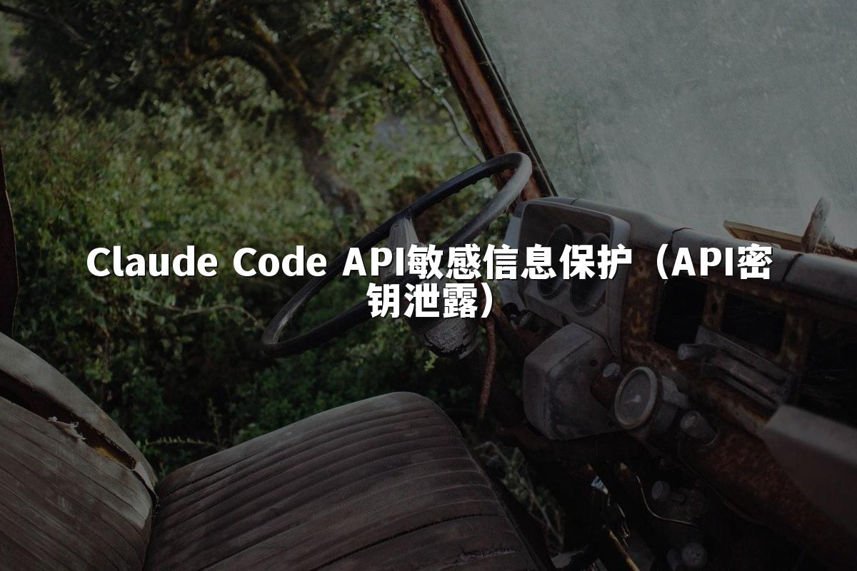 Claude Code API敏感信息保护(API密钥泄露)