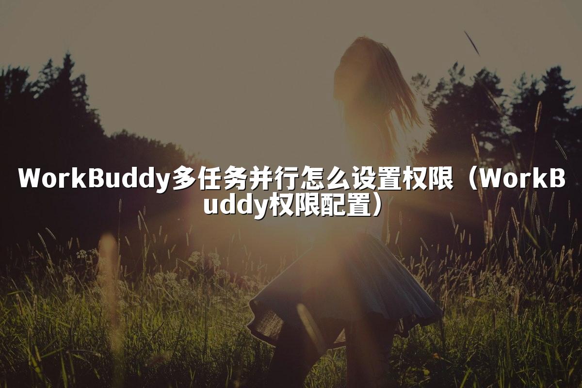 WorkBuddy多任务并行怎么设置权限（WorkBuddy权限配置）
