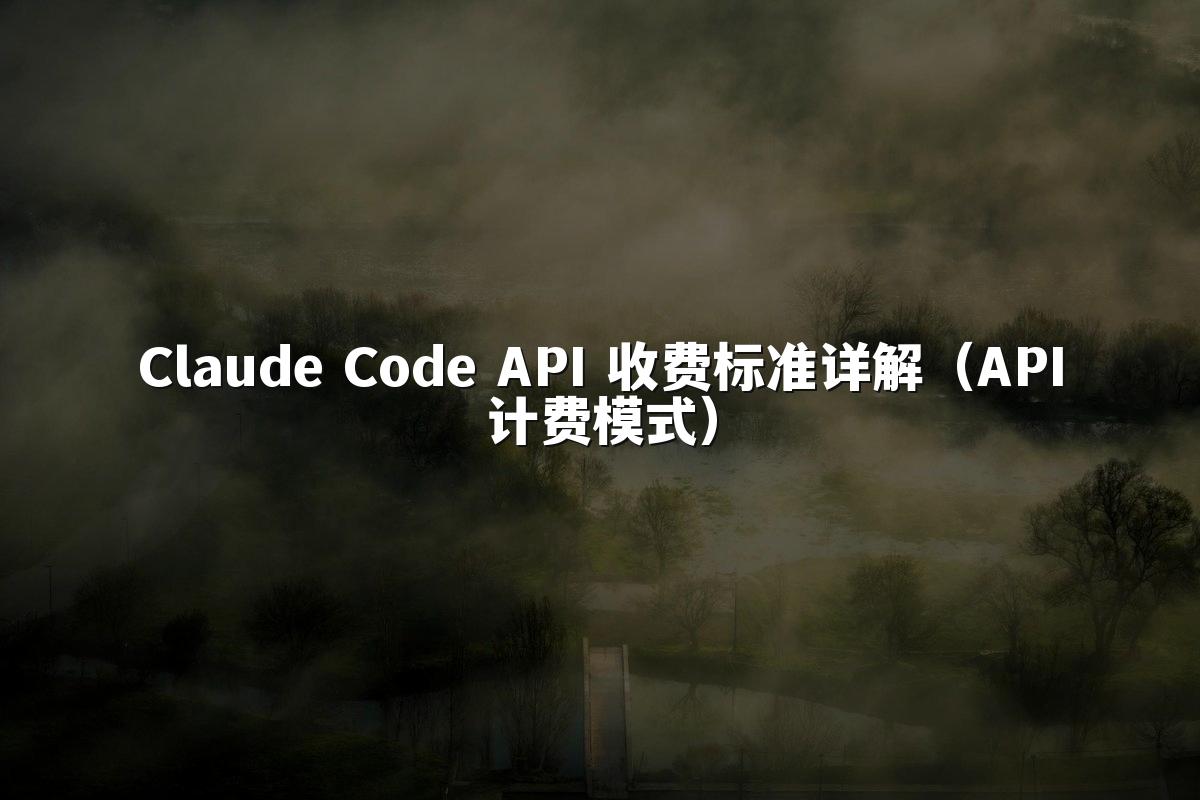 Claude Code API 收费标准详解(API计费模式)