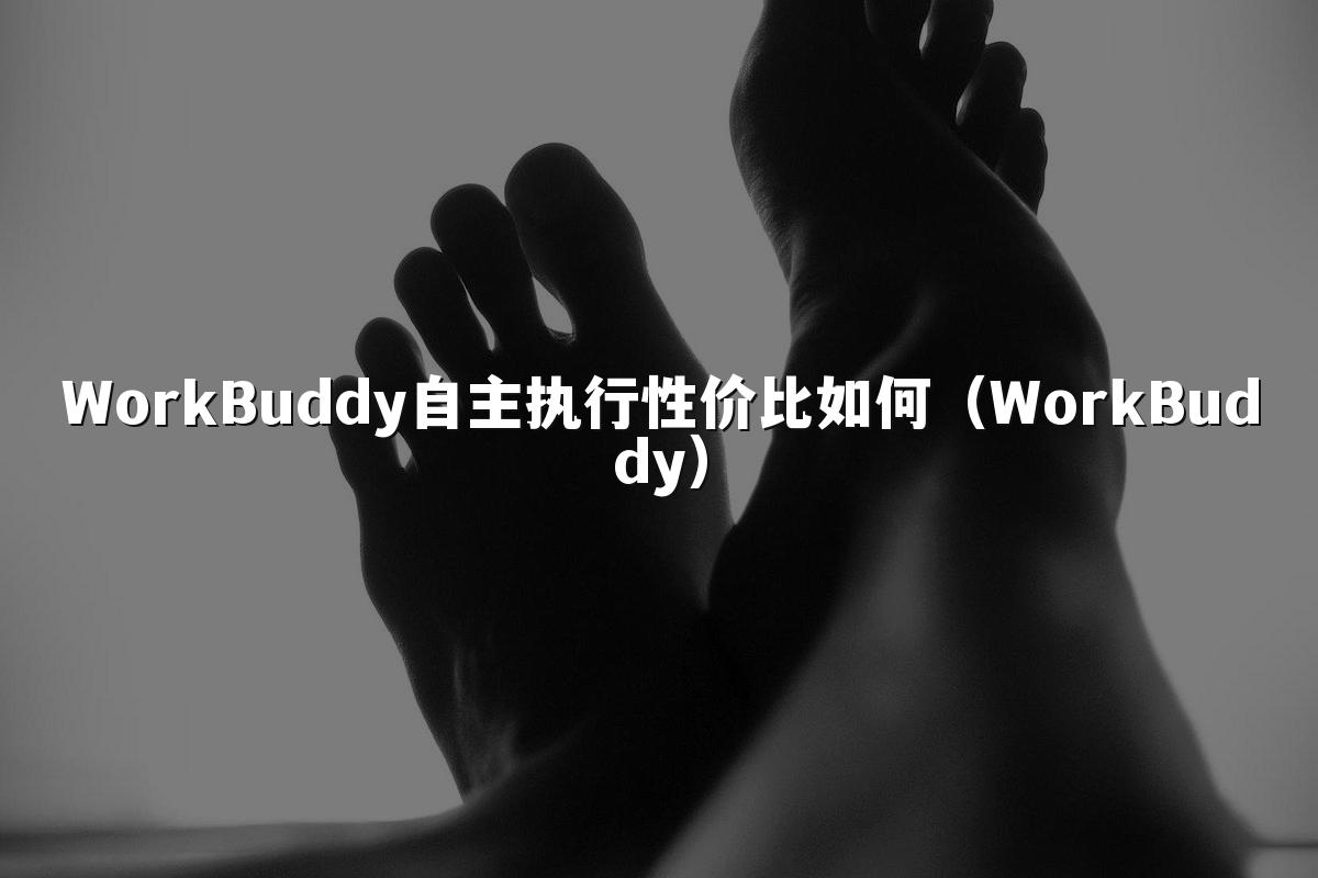 WorkBuddy自主执行性价比如何(WorkBuddy)