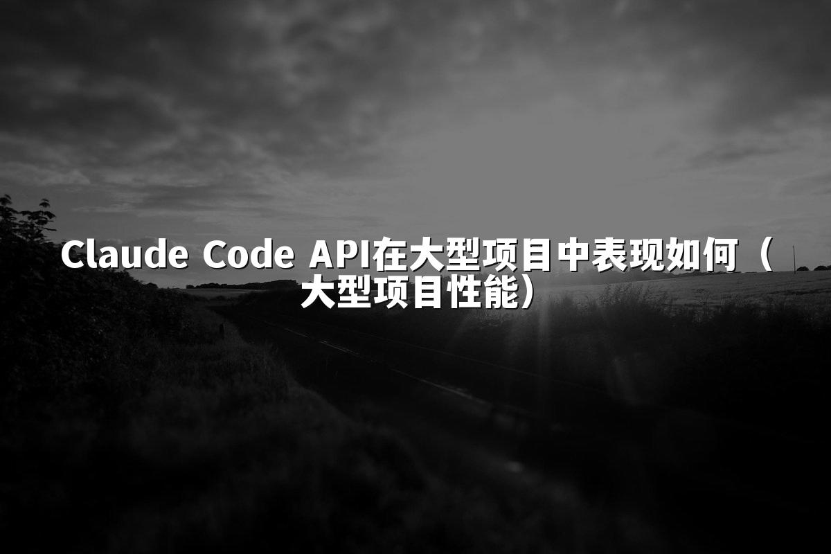 Claude Code API在大型项目中表现如何（大型项目性能）