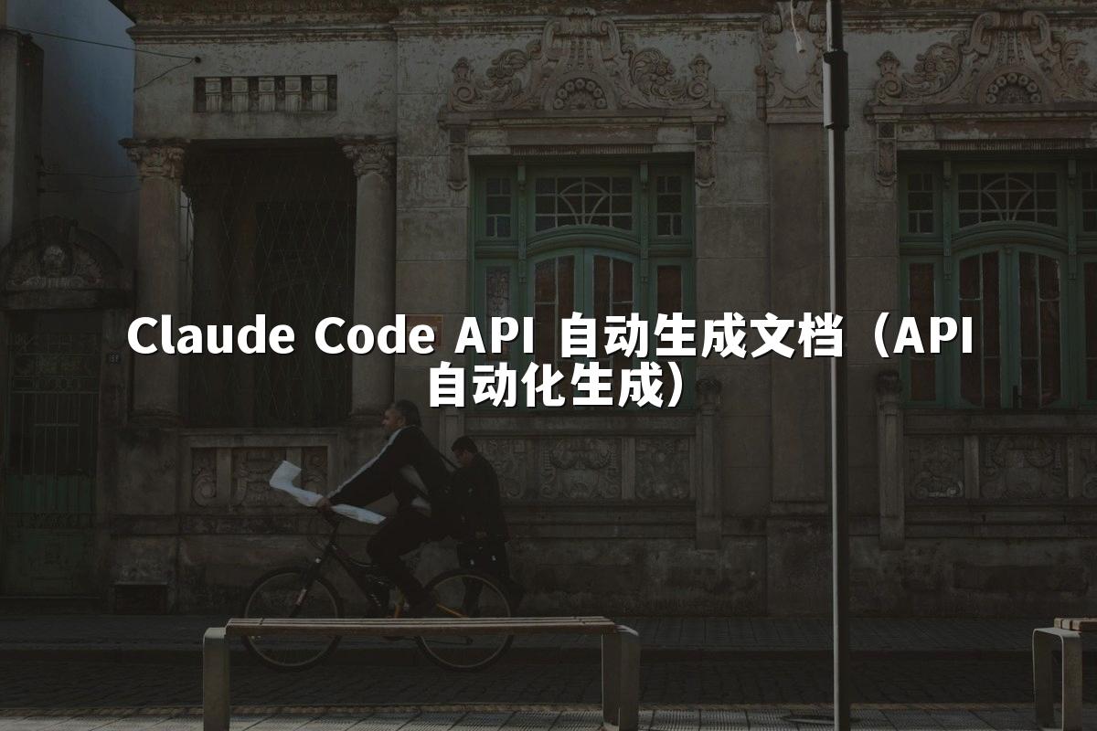 Claude Code API 自动生成文档(API自动化生成)