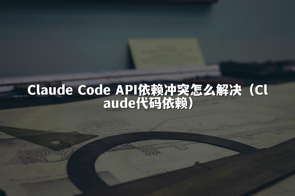 Claude Code API依赖冲突怎么解决（Claude代码依赖）