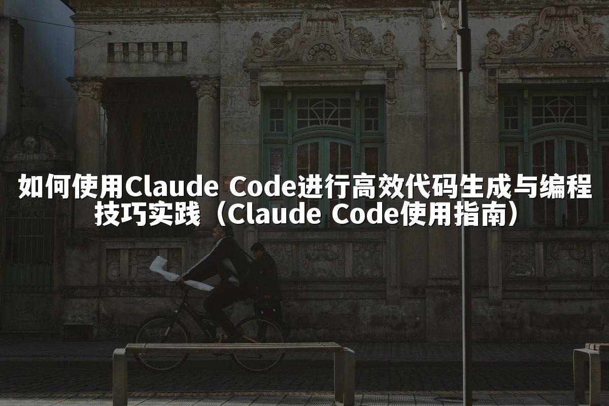 如何使用Claude Code进行高效代码生成与编程技巧实践(Claude Code使用指南)
