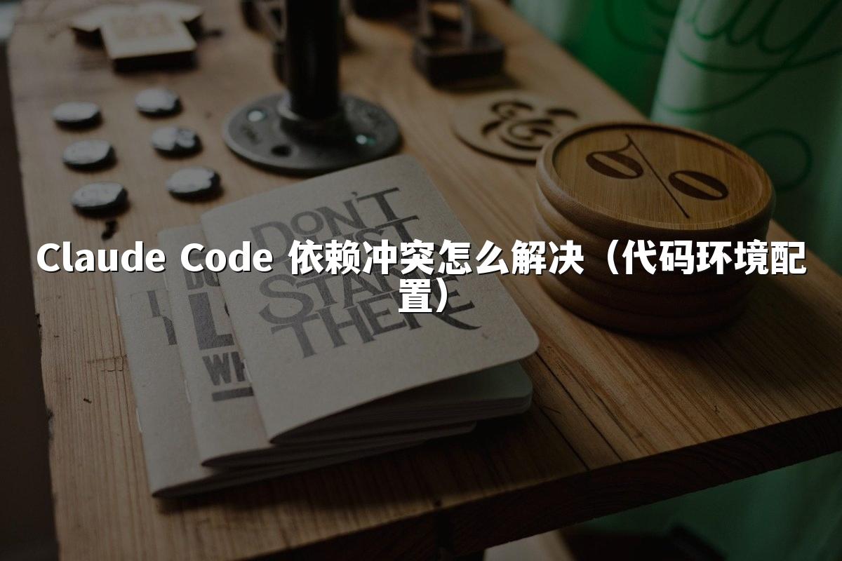Claude Code 依赖冲突怎么解决（代码环境配置）