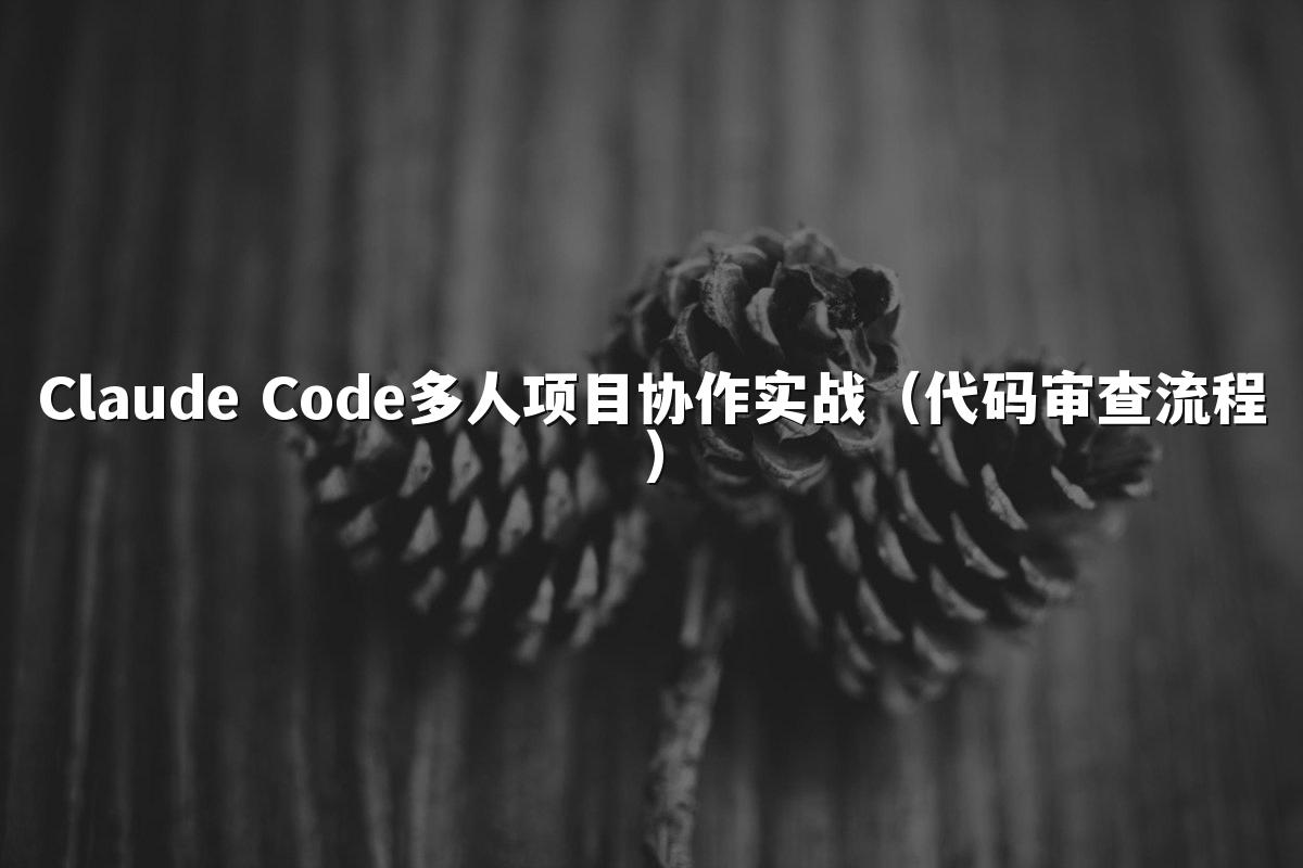 Claude Code多人项目协作实战(代码审查流程)