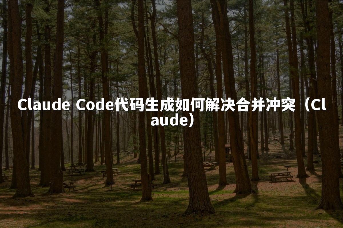 Claude Code代码生成如何解决合并冲突（Claude）