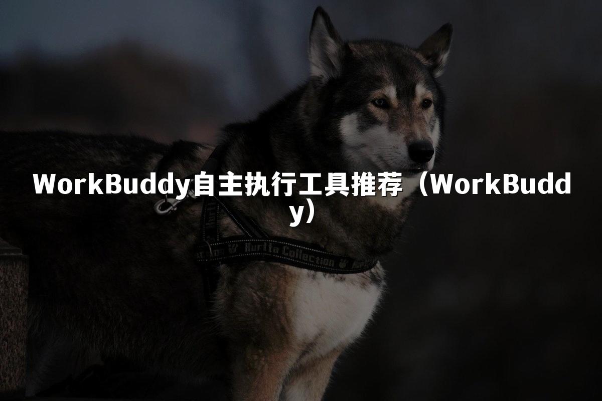 WorkBuddy自主执行工具推荐(WorkBuddy)