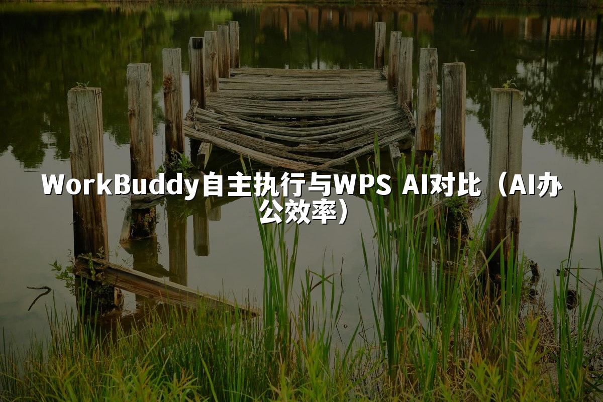 WorkBuddy自主执行与WPS AI对比（AI办公效率）