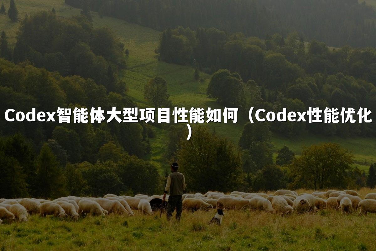 Codex智能体大型项目性能如何（Codex性能优化）