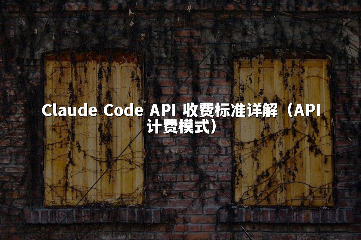 Claude Code API 收费标准详解(API计费模式)