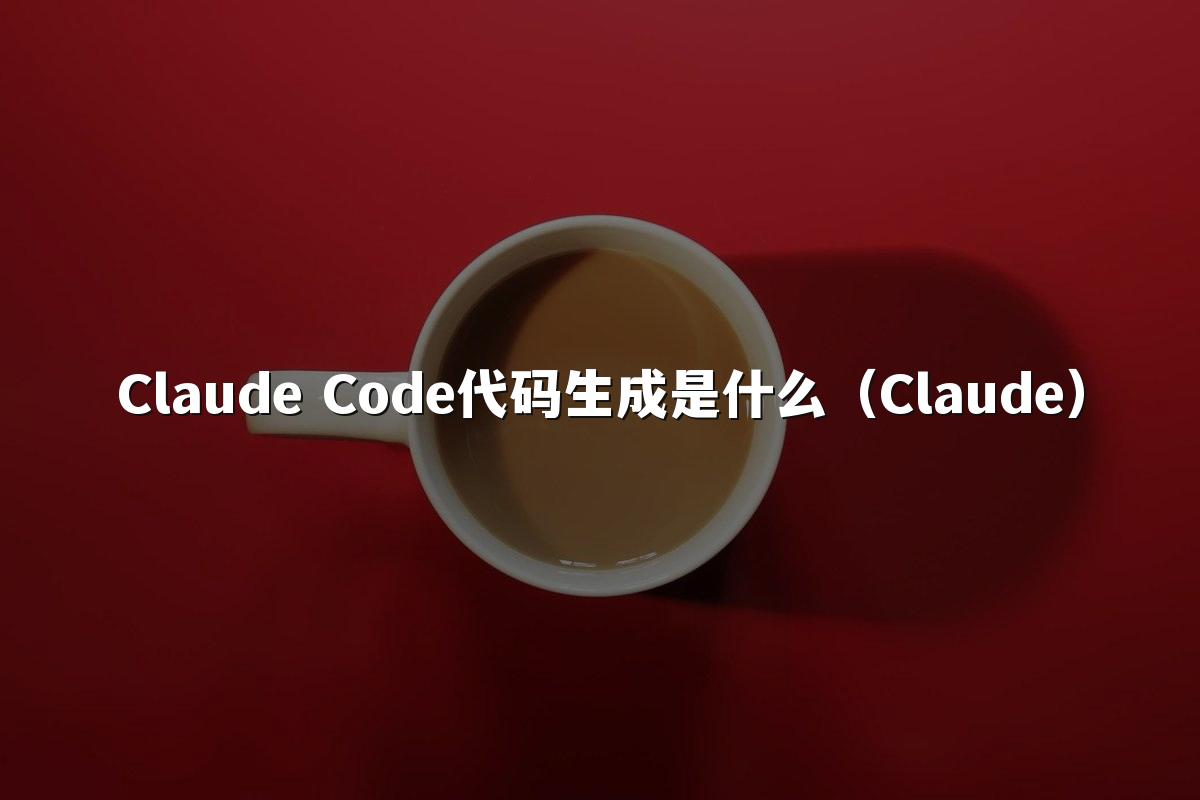 Claude Code代码生成是什么（Claude）