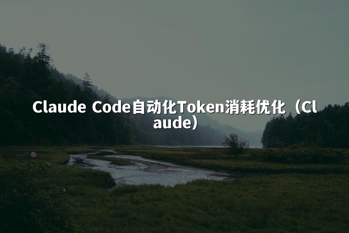 Claude Code自动化Token消耗优化(Claude)