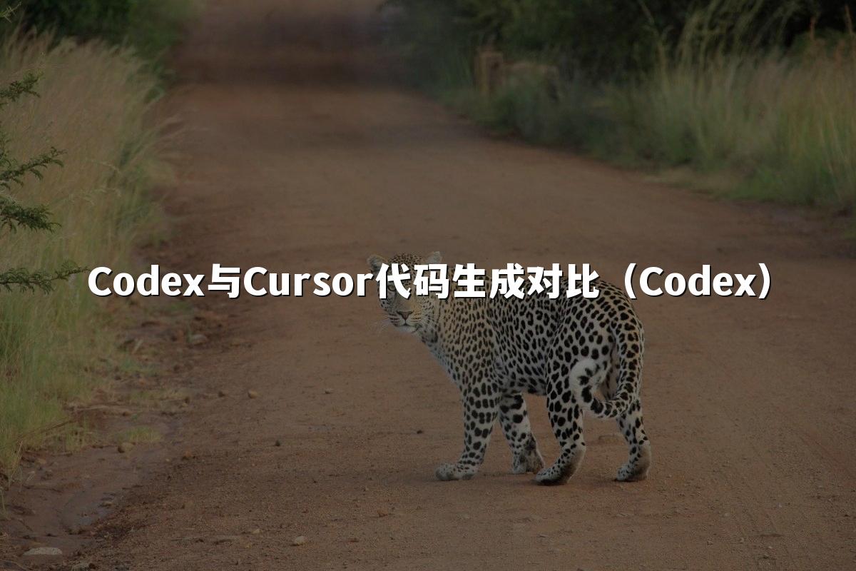 Codex与Cursor代码生成对比(Codex)