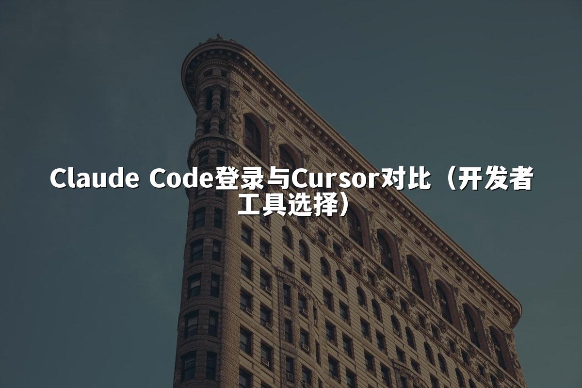Claude Code登录与Cursor对比（开发者工具选择）