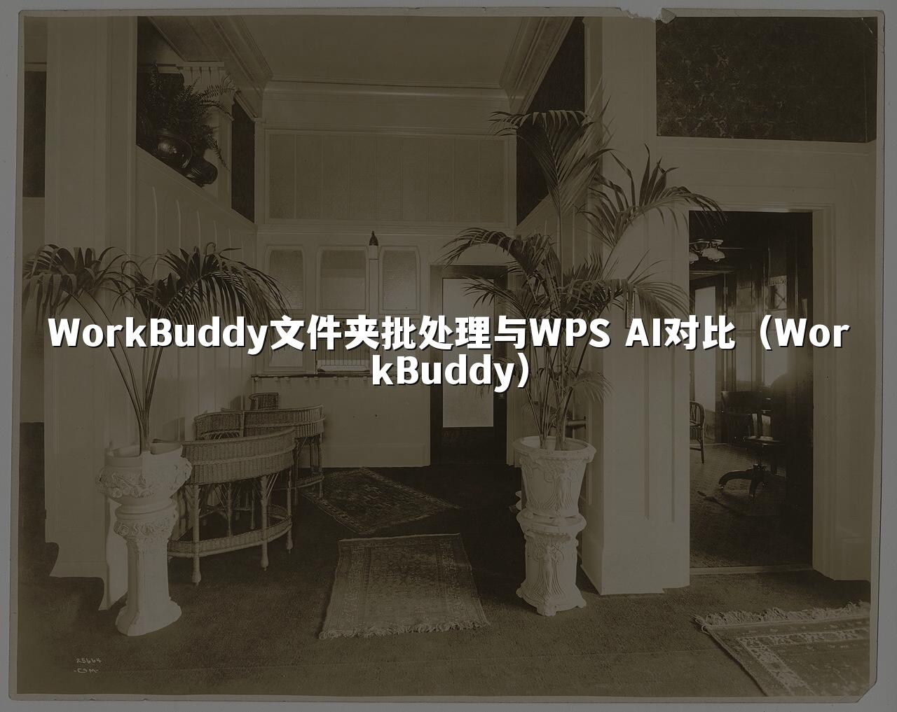 WorkBuddy文件夹批处理与WPS AI对比(WorkBuddy)
