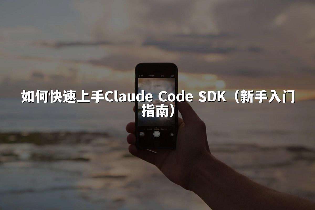 如何快速上手Claude Code SDK(新手入门指南)