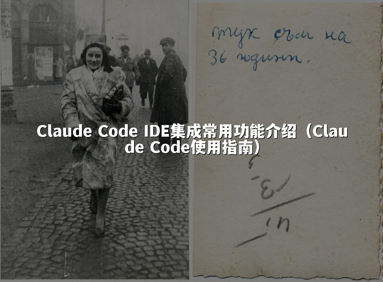 Claude Code IDE集成常用功能介绍(Claude Code使用指南)