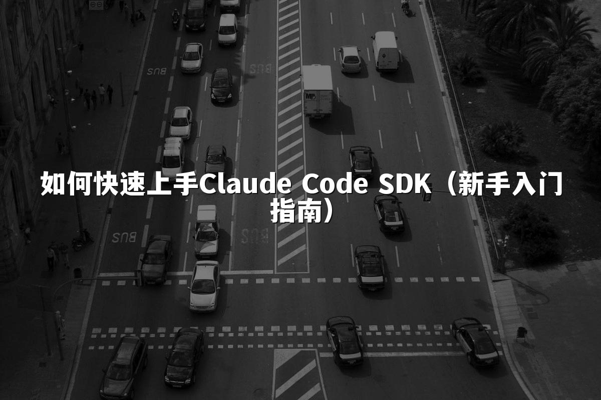 如何快速上手Claude Code SDK(新手入门指南)