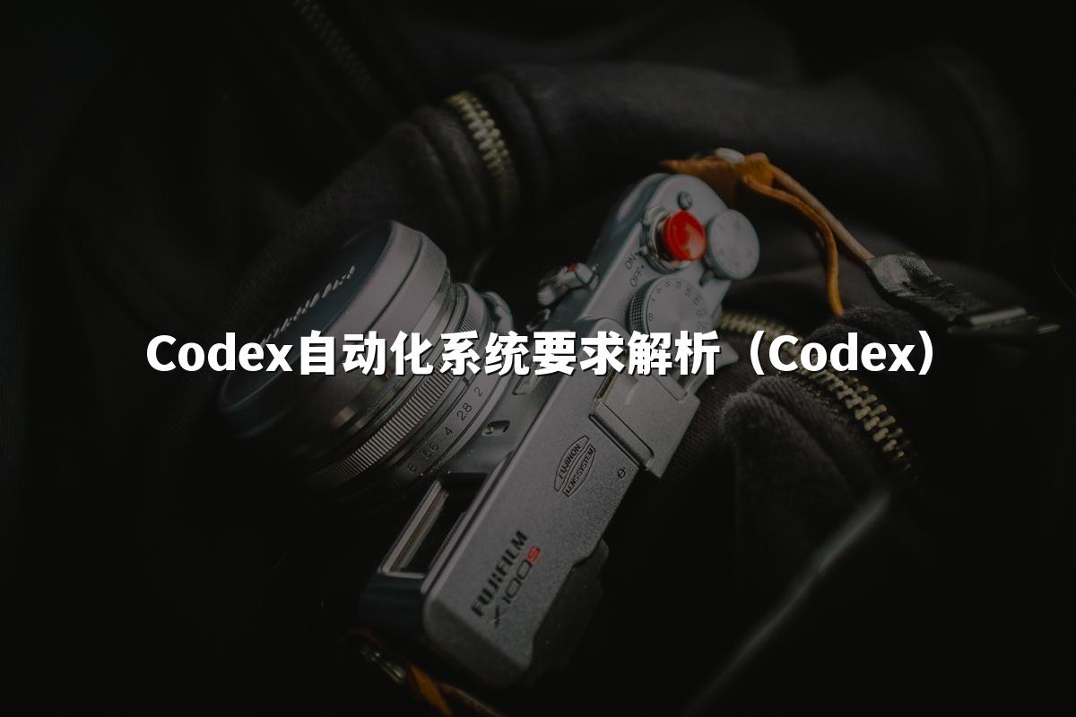 Codex自动化系统要求解析（Codex）