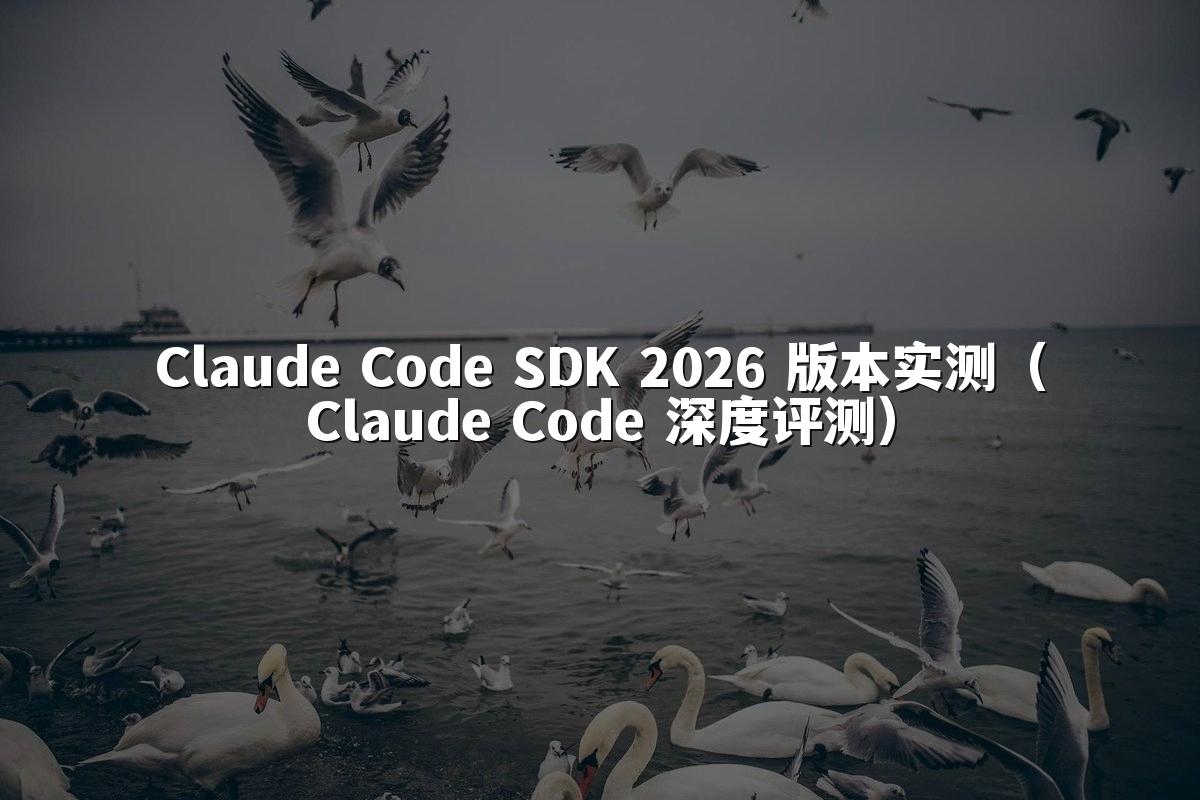 Claude Code SDK 2026 版本实测(Claude Code 深度评测)