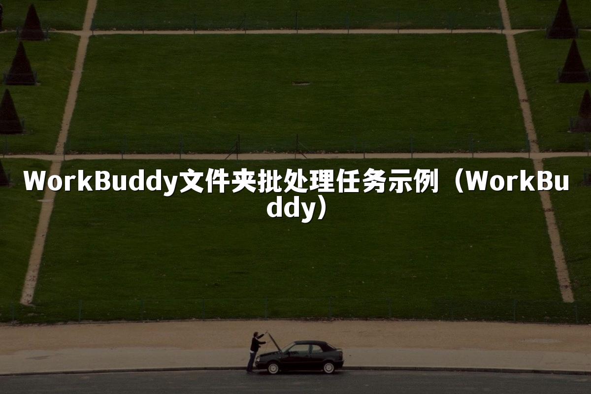 WorkBuddy文件夹批处理任务示例(WorkBuddy)