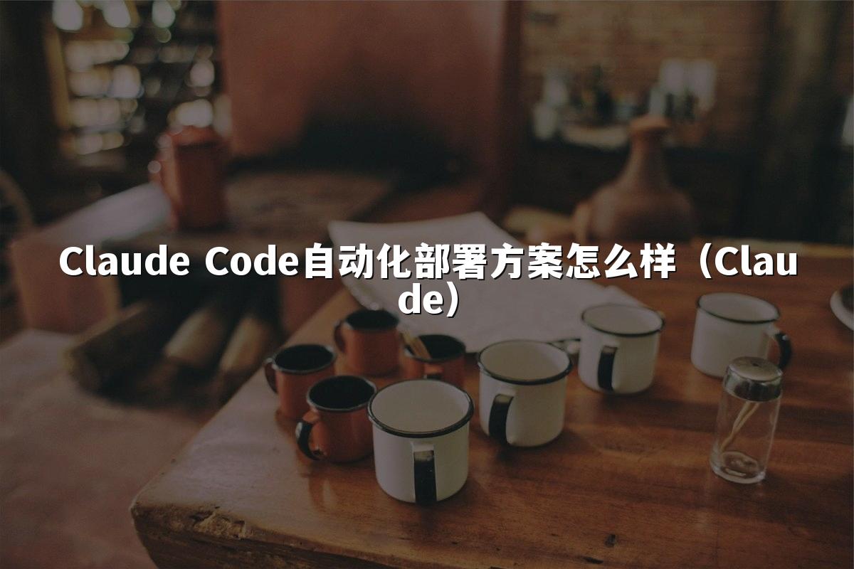 Claude Code自动化部署方案怎么样(Claude)