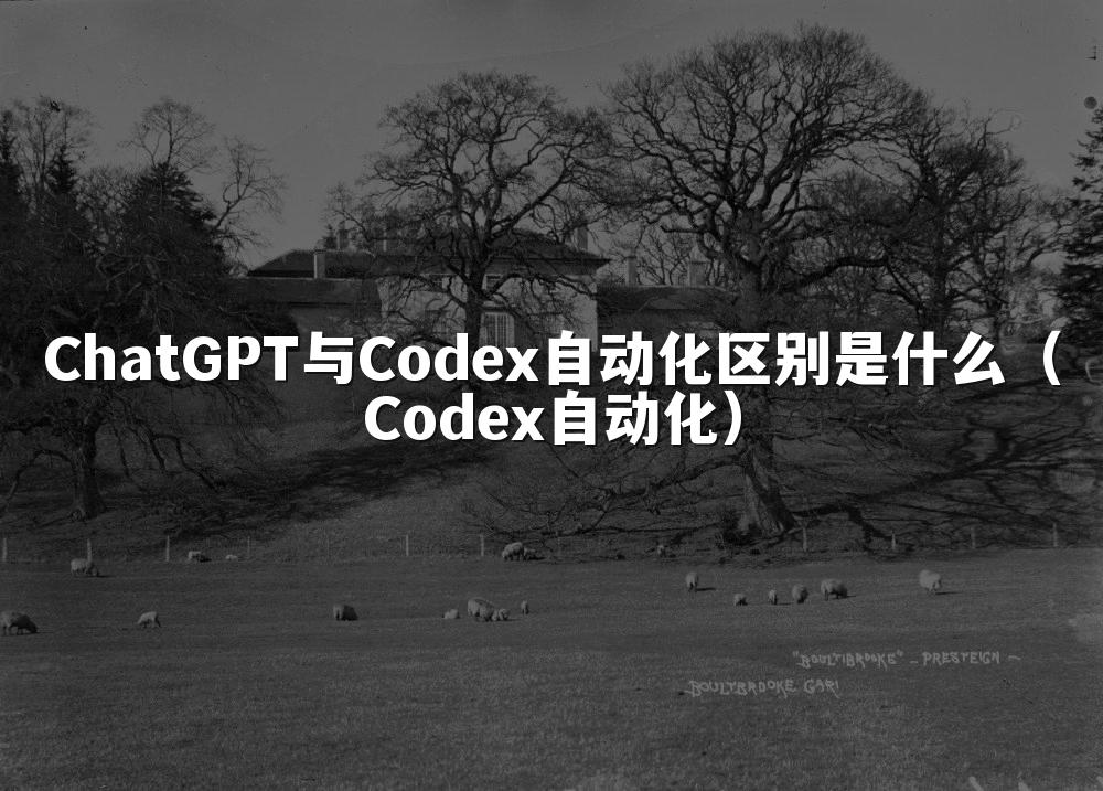 ChatGPT与Codex自动化区别是什么（Codex自动化）