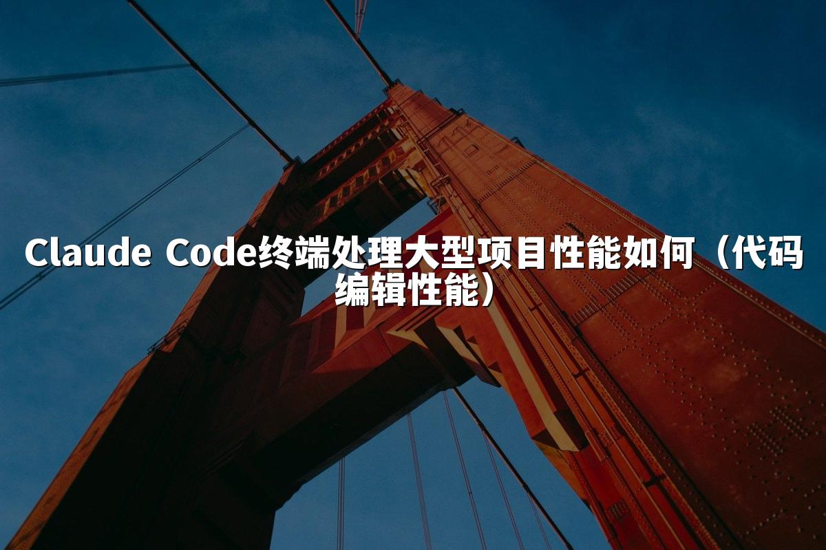 Claude Code终端处理大型项目性能如何（代码编辑性能）