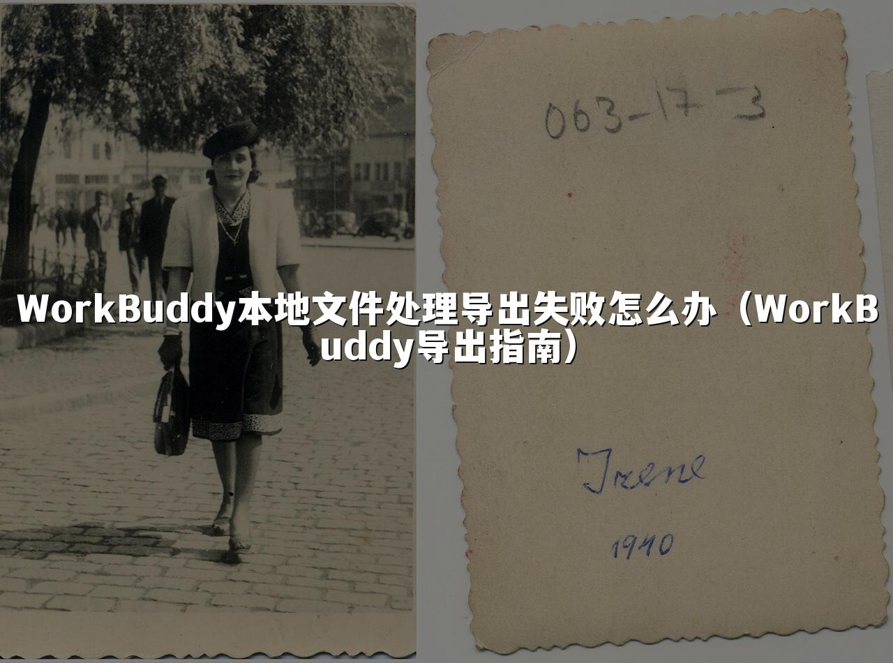 WorkBuddy本地文件处理导出失败怎么办(WorkBuddy导出指南)