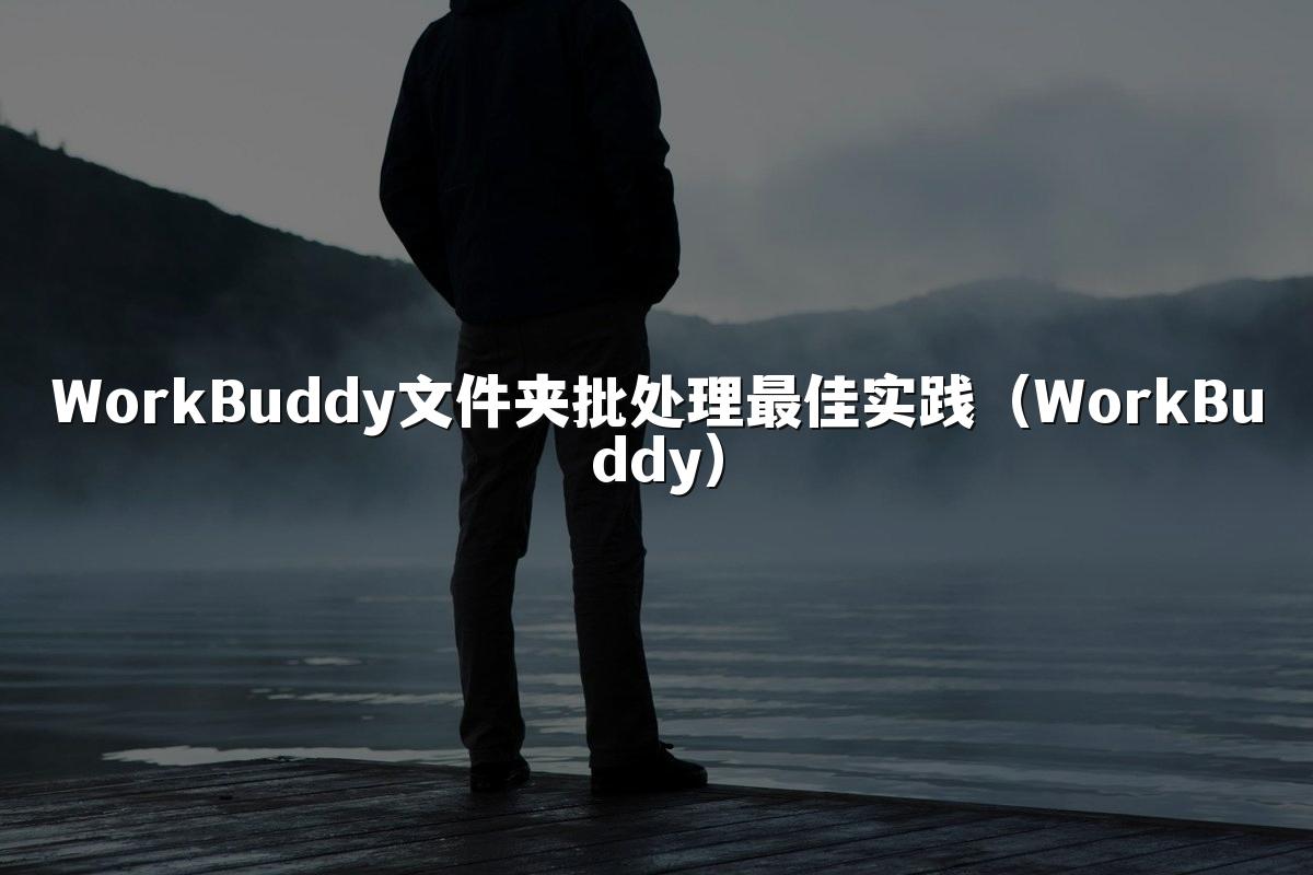 WorkBuddy文件夹批处理最佳实践（WorkBuddy）
