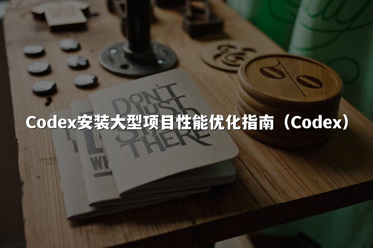 Codex安装大型项目性能优化指南(Codex)