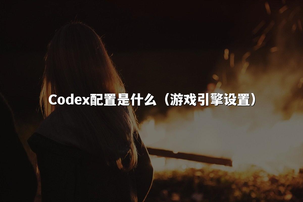 Codex配置是什么（游戏引擎设置）